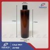 ﻿Chai PET nau dang tru 150ml 24mm 22g